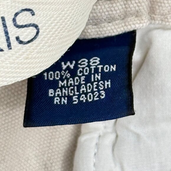 Gap Factory Store Mens Khaki Cargo Shorts W38 100% Cotton Casual Wear FLAWS - Picture 6 of 9